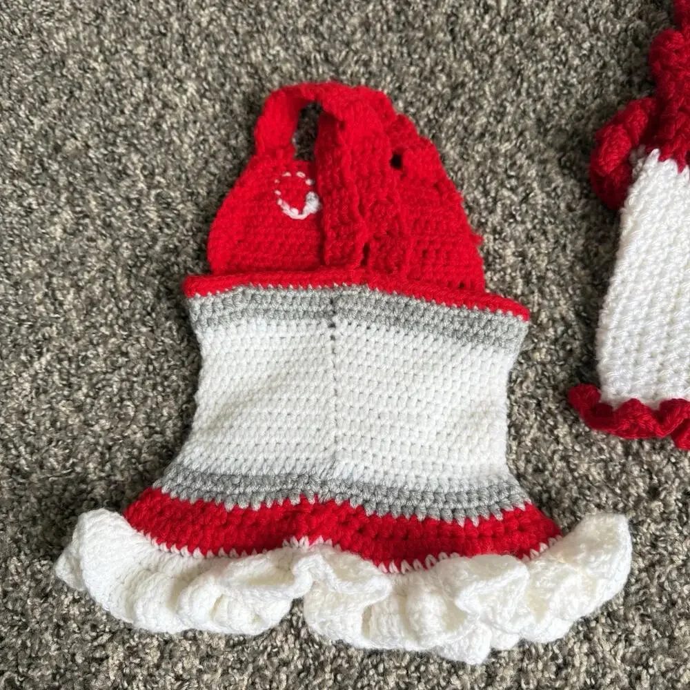 Ohio state Buckeyes baby clothes Lot Buckeyes baby 0-3 Months Crotchet Handmade
